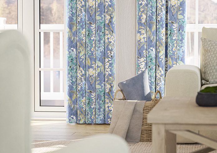 Wisteria, Marine - Made to Measure Curtains - Image 5